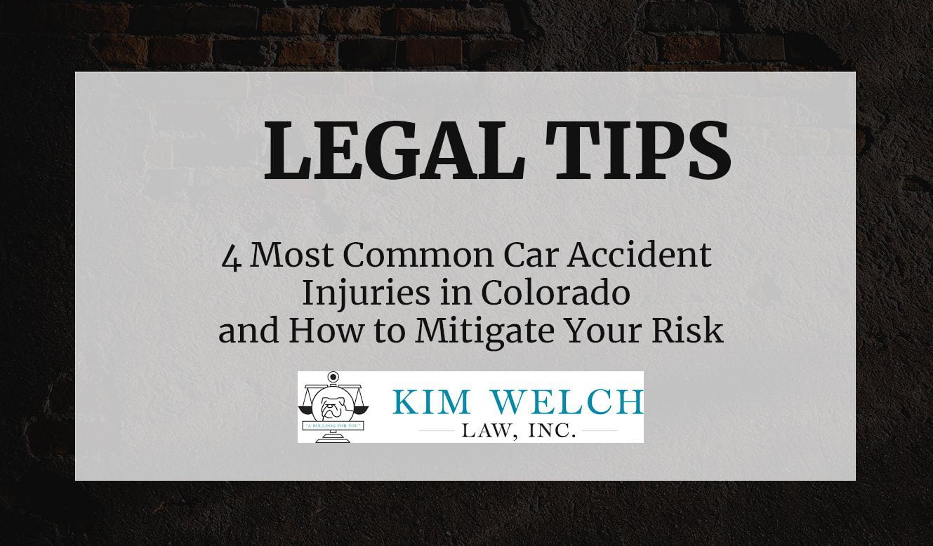 legal tips 4 Most Common Car Accident Injuries in Colorado and How to Mitigate Your Risk