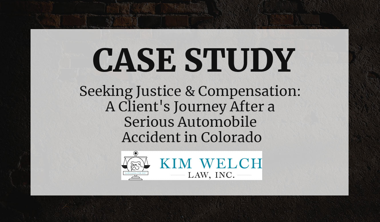 Seeking Justice & Compensation after serious automobile accident in colorado