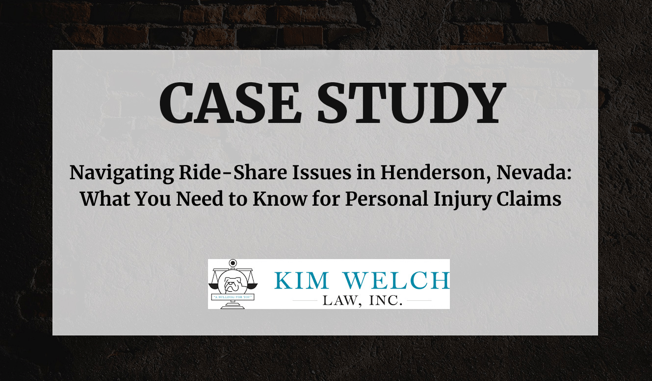 Navigating Ride-Share Issues in Henderson, Nevada: What You Need to Know for Personal Injury Claims