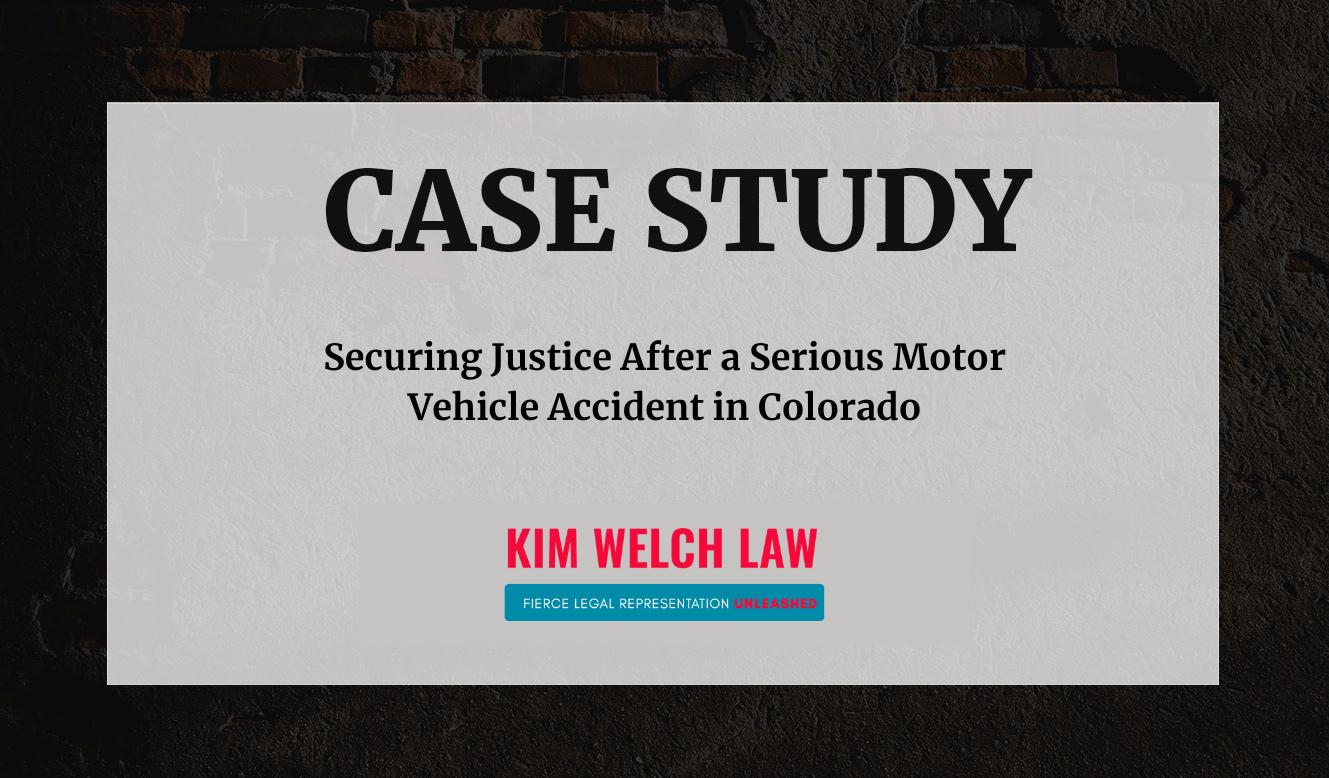 Securing Justice After a Serious Motor Vehicle Accident in Colorado